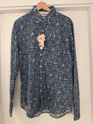 Camisa Surfcar Estampado Geométrico Talla L
