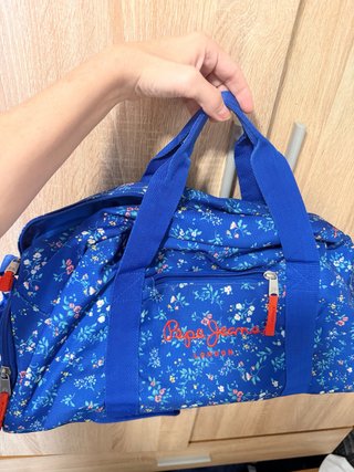 Bolsa Pepe Jeans Azul Estampada 1 uso