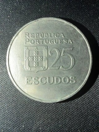 Moneda 25 Escudos Portugal 1980