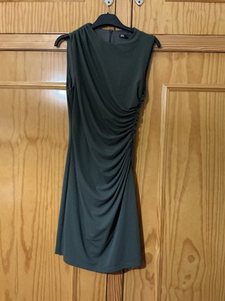 Vestido Zara Verde Oliva