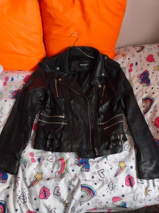 Chaqueta de cuero 100% , Unisex
