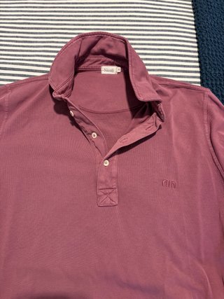 Polo Nicoli Algodón Frambuesa Talla M