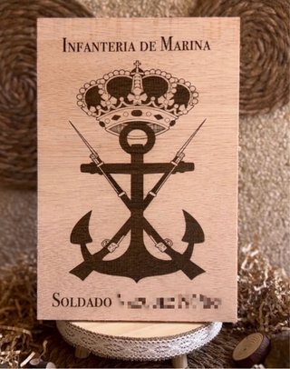 Metopa de Madera Infantería de Marina y otros