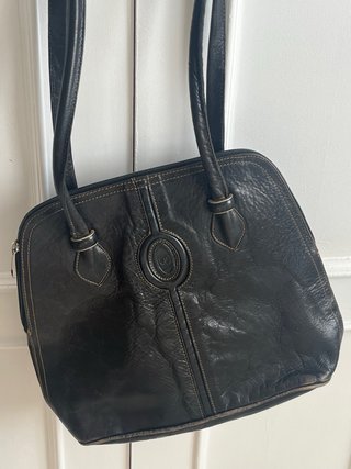 Bolso Vintage de Piel Negro