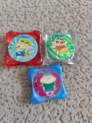 Set de 3 Tazos Waps Shin Chan