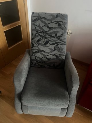 Sillón Reclinable Gris