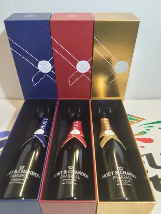 3 Bottiglie Vuote Moët & Chandon Pharrell