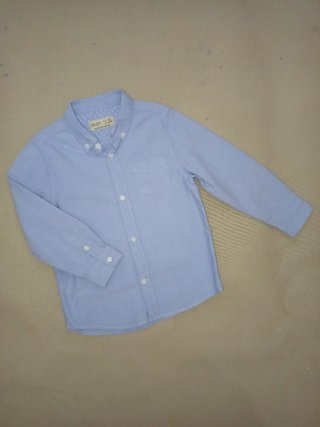 Camisa Zara Niño Azul talla 5 años