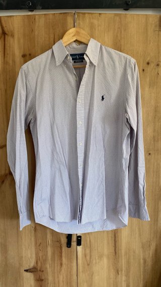 Camisa Ralph Lauren Cuadros Custom Fit Talla M