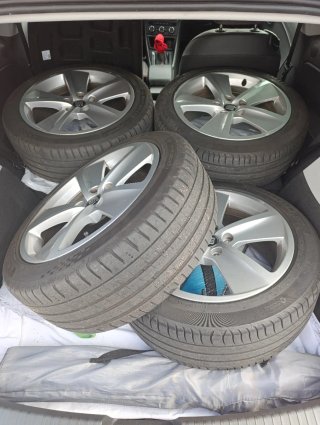 4 Llantas Seat León MK3 5x112 con neumáticos