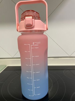Botella de Agua para Gimnasio 2 Litros
