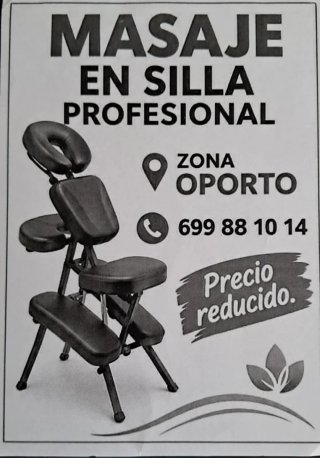 Masaje en silla