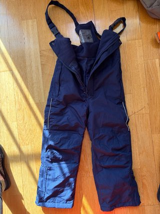 Pantalón de Esquí Azul con Tirantes