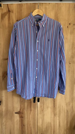 Camisa Ralph Lauren Ellington Rayas Talla L