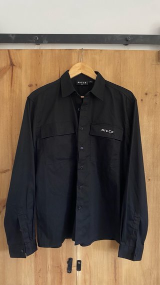 Sobrecamisa Nicce Negra Estilo Utilitario