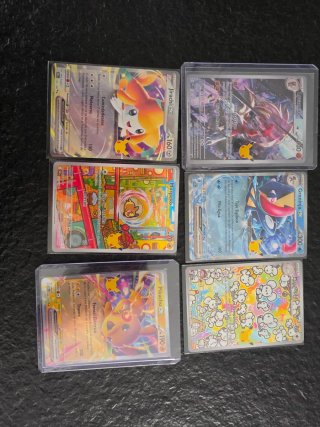 Set de 6 Cartas Pokémon