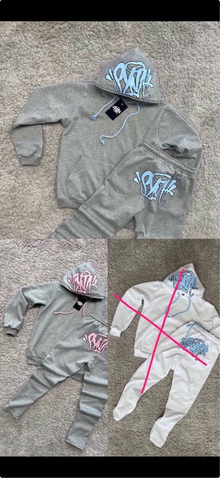 Chándal Gris con Estampado