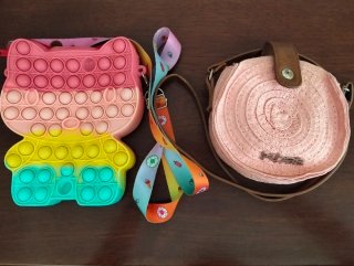 2 Bolsos Bandolera para Niña