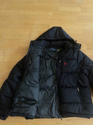 Abrigo Acolchado Ralph Lauren Negro