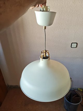 Lámpara de techo Ikea Ranarp blanca