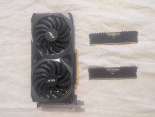 Scheda Grafica MSI RTX 3060 Ti + 16GB RAM