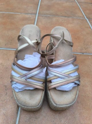 Sandalias de Plataforma con Tiras