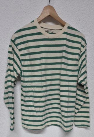 Camiseta Pull & Bear Rayas Verde y Blanco