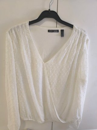 Blusa Blanca Punt Roma