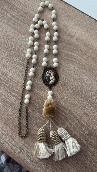 Collar fallero con medalla y borlas