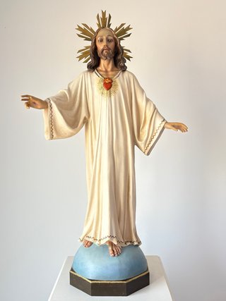 Figura Corazón de Jesús de Olot 71,5 cm