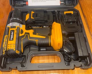 Taladro Atornillador MellWin 21V 2 baterias