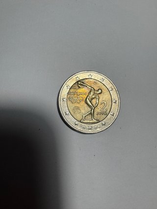Moneda 2 Euros Conmemorativa Atenas 2004