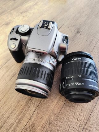 Fotocamera Canon Reflex con 2 Obiettivi