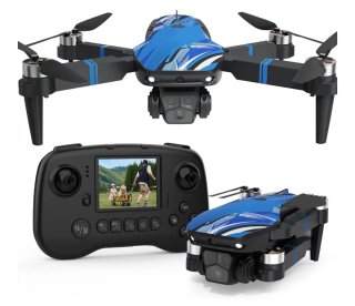 Dron con Cámara y Mando con Pantalla LCD, video