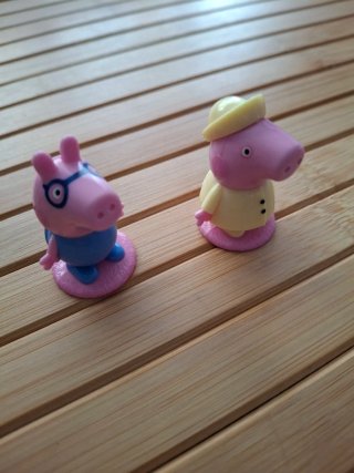 Set de 2 figuras Peppa Pig
