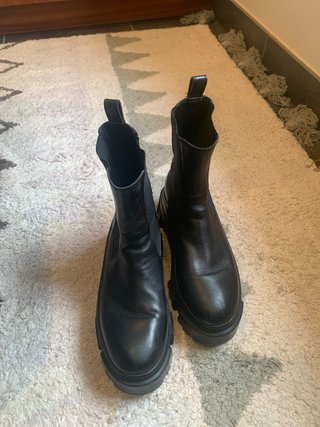 Botas de Piel Negras