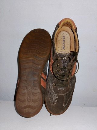 Zapatillas Geox Marrones y Naranjas