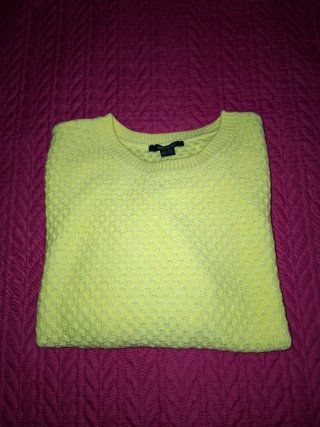 Jersey mujer Esmara Amarillo lana Talla S