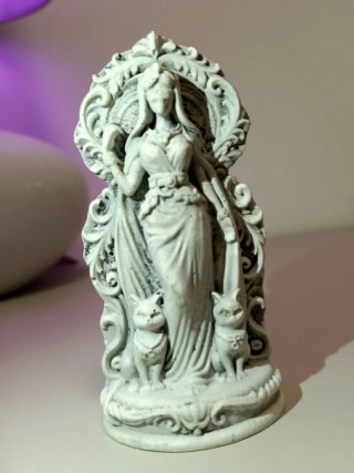 Scultura in Gesso Dea della Fortuna Temi Freya