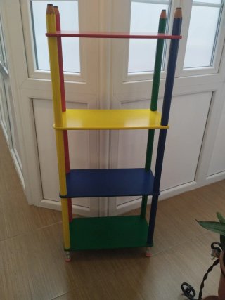 Repisa Infantil Diseño Lápices de Colores