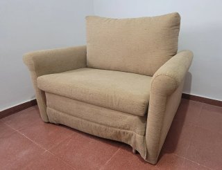 Sillón Cama Individual Beige