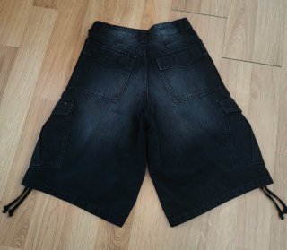 Bermudas Vaqueras Negras Bershka