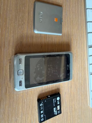 LG KP501 Cookie Plateado