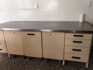 Mesa de Trabajo de Acero Inoxidable