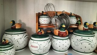 Set de 19 Tarros de Cocina con Motivo de Patos