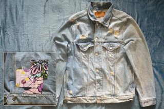 Cazadora Vaquera Distressed Mng Man