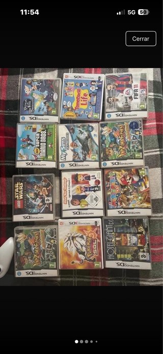Lote de 12 Juegos para Nintendo DS y 3DS