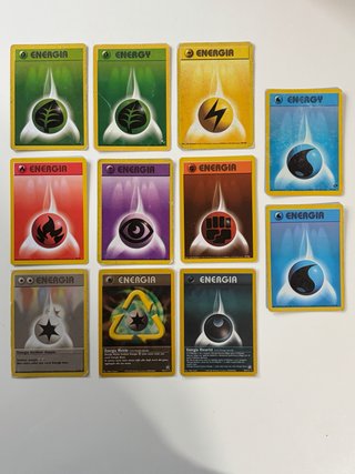 Lotto 11 Carte Energia Pokémon Vintage WOTC
