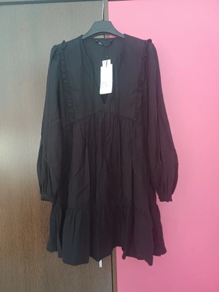 Zara Vestido Negro Talla XS