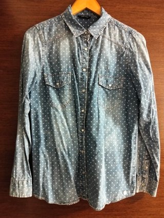 Camisa vaquera de lunares Tiffosi
